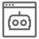 automation, bot, chatbot, robot, virtual assistant icon