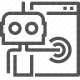 ai, automation, bot, chatbot, robot icon