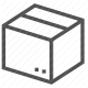 box, container, cube, package, storage icon