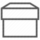 box, container, package, square, storage icon