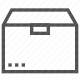 box, cardboard, container, package, storage icon