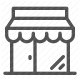 architecture, building, commercial, shop, storefront icon