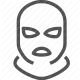 burglar, crime, mask, robbery, theft icon