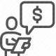 business inspector, business, conversation, currency, discussion, finance, money, payment icon