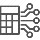 arithmetic, calculator, computation, electronics, math icon