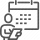 appointment, calendar, date, reminder, schedule icon