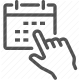 appointment, calendar, date, reminder, schedule icon