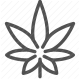 cannabis, drug, hemp, leaf, marijuana, thc, weed icon