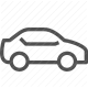 automobile, car, commute, sedan, transportation, travel, vehicle icon