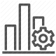 analytics, charts, configuration, data, graphs, settings, statistics icon