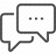 chat, communication, conversation, dialogue, message icon