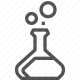 chemistry, experiment, flask, laboratory, science icon