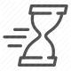 chronometer, countdown, hourglass, measurement, sand, time, timer icon