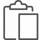 clipboard, copy, document, editing, office, paste, text icon