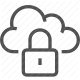 cloud computing, cloud privacy, cloud security, data protection, secure cloud icon