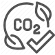 carbon dioxide, climate change, co2, emissions, greenhouse gas icon