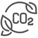 carbon dioxide, climate change, co2, emissions, environment icon