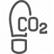 carbon dioxide, climate change, co2, emissions, greenhouse gas icon