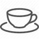 beverage, caffeine, coffee cup, cup, drinkware, saucer, tableware icon