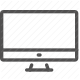 computer, desktop, display, electronics, monitor, screen, technology icon