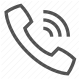 call, communication, contact, dial, phone, receiver, telephone icon