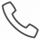 call, communication, contact, dial, phone, receiver, telephone icon