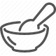 bowl, cooking, mixing, preparation, utensil icon