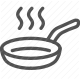 cooking, frying, kitchenware, pan, utensil icon