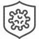 covid-19, health, protection, shield, virus icon