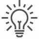 creativity, idea, innovation, inspiration, lightbulb icon