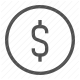 currency, dollar, economic, finance, money, usd icon