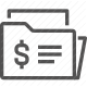 currency, finance, money, payment, wallet, folder icon