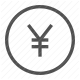 currency, exchange, finance, japan, money, yen icon