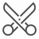 clipboard, cut, document editing, edit, scissors, text editing, tool icon