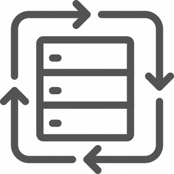 transfer, arrows, cycle, connectivity, database, synchronization, data exchange