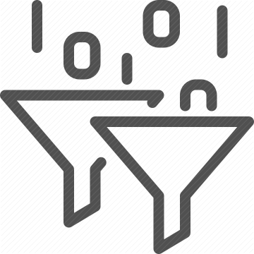 information, data flow, filter, data management, data processing, binary, data funnel