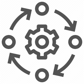 settings, configuration, cycle, automation, cogwheel, system, data processing