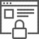 cybersecurity, data security, digital lock, encryption, privacy, protected information, secure data icon