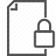 confidential, data security, document security, encryption, privacy, protected file, secure data icon