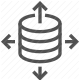 data, database, information, management, network, server, storage icon