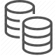 cloud, data, database, information, server, sql, storage icon