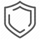 armor, defense, fortification, protection, safeguard, security, shield icon