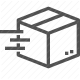 box, courier, delivery, logistics, package, parcel, shipping icon