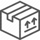 box, courier, delivery, logistics, package, parcel, shipping icon