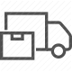 courier, delivery, logistics, package, shipping, transport, truck icon