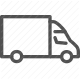 cargo, delivery, logistics, shipping, transportation, truck, van icon