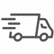 delivery, fast, logistics, shipping, transport, truck, vehicle icon