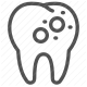 cavity, dental, dentist, healthcare, oral hygiene, tooth, toothache icon