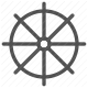 buddhism, dharmachakra, eightfold path, religious symbol, samsara, spiritual, wheel of dharma icon