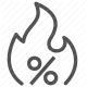 deal, discount, offer, percentage, promotion, sale, savings icon